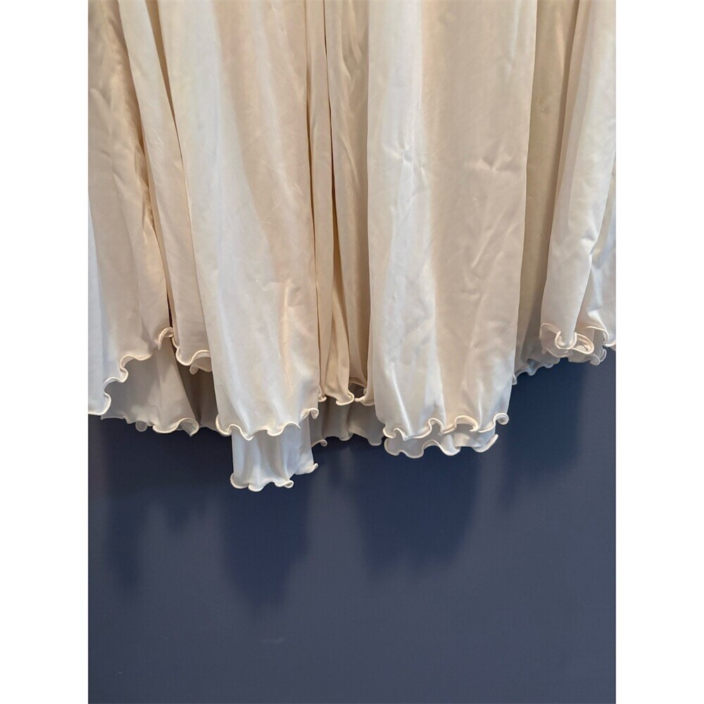Miss Elaine Vintage Peignoir Nightgown Womens Size S Ivory Lace Romantic - Picture 4 of 8